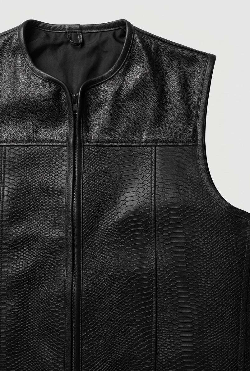 WW Black Gator Leather Cut