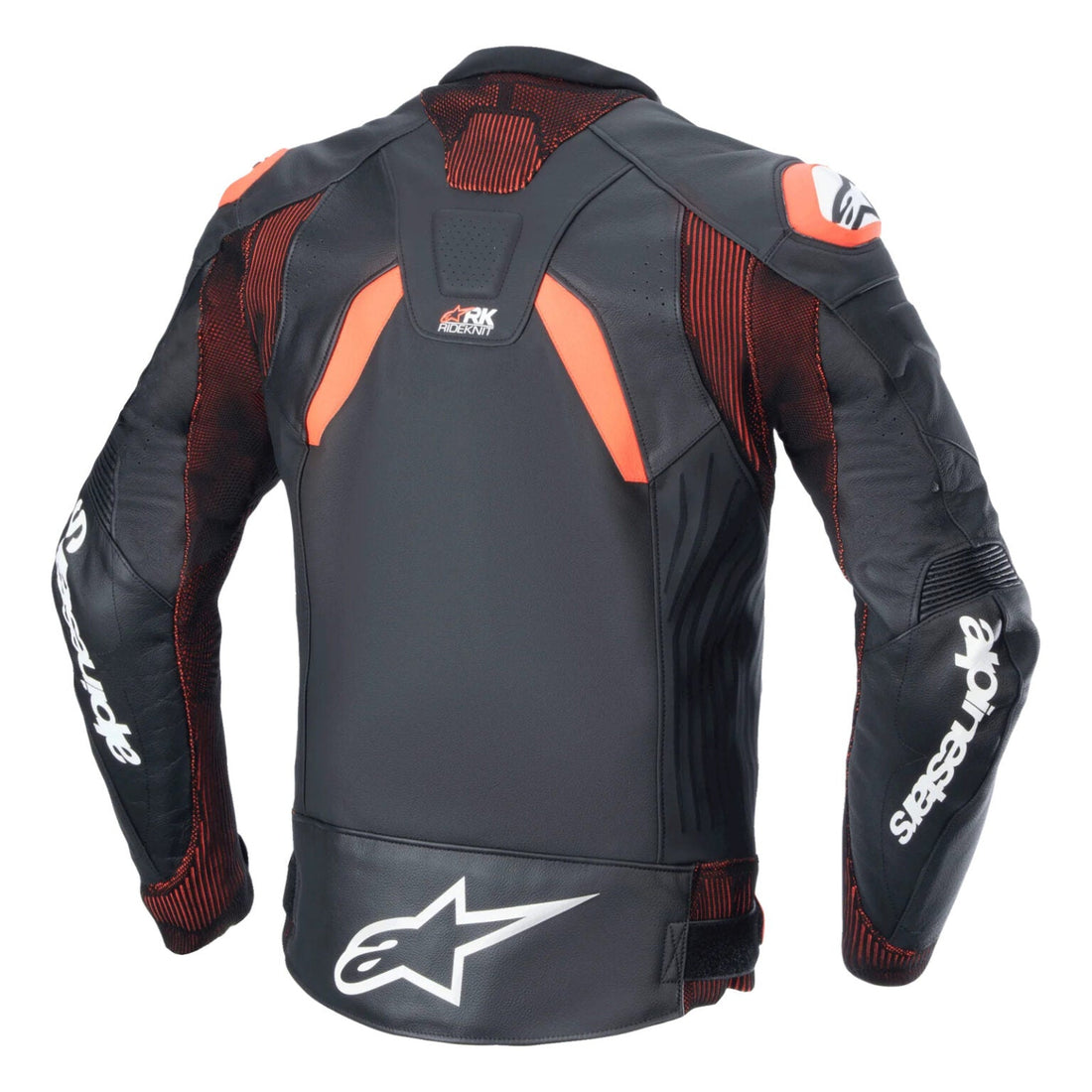 Alpinestars Men's Premium Black Leather Motorcycle Riding Jacket - Race-Ready Performance