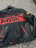 Detailed shot of the jacket sleeve showing the 